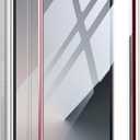 BERFY Magnetic for Samsung Galaxy Z Fold 6 Front Case Only with Screen Protector, Light Pink
