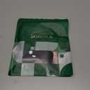 Hooded Silk Sleep Bonnet, 100% Mulberry Silk Night Cap, Long Hair Protective Cap with Buttons, Black