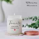 2 x 20 Year Anniversary Candle Gifts, Best 20th Wedding Anniversary Couple Her Him Wife Husband Women Gifts