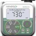 Raindrip Digital Hose-End Automatic Water Timer, Connects to Garden Faucets and Hose Bibbs, with Back-Lit LCD Screen for Drip Irrigation, Garden, Self-Watering, Grey