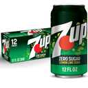 Zero Sugar 7-Up Soda, 12 Oz., Pack of 12 (EXP 10/10/26)