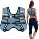 TB3C Weighted Vest Woman, 30 LB Weight Vest for Women, Plus Size womens weighted vest for Strength Training, Running, Workout, Jogging, Walking, Blue