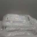 7 code Large Clear Shoe Boxes OrganizerThicker Material Stronger Shoe Box with Magnetic Door, Stackable Shoe Storage Box for Closet, Foldable Space-Saving Storage Bins Shoe Cabinet, White 9 Pack