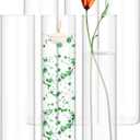 6 Pcs Glass Cylinder Vases 14x3.35 Inch 14 Inch Tall Clear Vase
for Centerpieces, Hurricane Floating Candle Holder, Wedding Decorations, Floral Vase Bulk, Table Shelf Party Home Deco