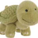Apricot Lamb Charming Turtle Plush Stuffed Animals for Kids, Soft Cute Plush Toys for Baby Girl and Boy, Fluffy Charming Turtle Green 9.5 Inches