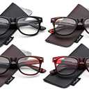 Classic Medium Size Reading Glasses Comfortable Stylish Simple Reader for Men & Women