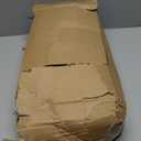 Syhood Champagne Christmas Garland 6.5 ft Christmas Flocked Garlands for Mantle with Large Magnolia Flower, Globe String Lights, Large Bows, Glitter Berries and Leaves for DIY Stair Indoor Xmas Decor