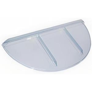 40 in. W X 16 in. D X 2-1/2 in. H Economy Round Flat Window Well Cover