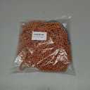 EOBOH 24PCS Bead Necklace, Orange Bead Necklaces Party Favors, 33" Mardi Gras Necklaces, Festival Parade Throw Accessories for Mardi Gras Halloween Wedding Celebrations Decorations