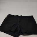 Amazon Essentials Women's Mid-Rise Slim-Fit 3.5 Inch Inseam Khaki Short (10, Black)