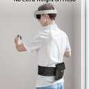 Syntech VR Battery Pack VR for Meta Quest 3S/Quest 3/Quest 2 Accessories - 10,000mAh Portable Fast Charge, Extended Playtime Bundle with Belt Pouch & 4ft Charging Cable