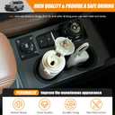 Center Console Cup Holder Compatible with 2020-2025 Ford Escape/2021-2025 Bronco Sport Insert Drink Holder Cupholder Coast for Bronco Sport&Escape Accessories(for Escape/broncosport 20-25)