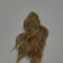 SOFEIYAN Ponytail Extension 16" Curly Wavy Claw Clip Ponytail Hair Extensions Small Claw Clip in Hairpiece Fluffy Clip on Pony Tails Jaw Clips for Women Synthetic Hairpiece, Blonde&Gold Highlights