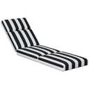 2 Pcs Chaise Lounge Cushions Outdoor, 72 x 21 x 4 Inch Lounge Chair Cushions for Outdoor Furniture - Waterproof Lounge Patio Replacement Cushion, 4IN Thick Fade-Resistant Patio Chaise Lounge Cushion