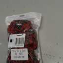 Geosar 4 Pcs Christmas Buffalo Plaid Bows Decorations 6 Inch Christmas Burlap Gingham Craft Bows Xmas Tree Decorative Wreath Decor for Crafts Xmas Party Birthday Decor(Red and Green,Cute)