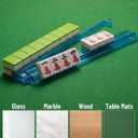 Colorful Mahjong Racks with Pushers, 4PCS Majiang Tile Holders