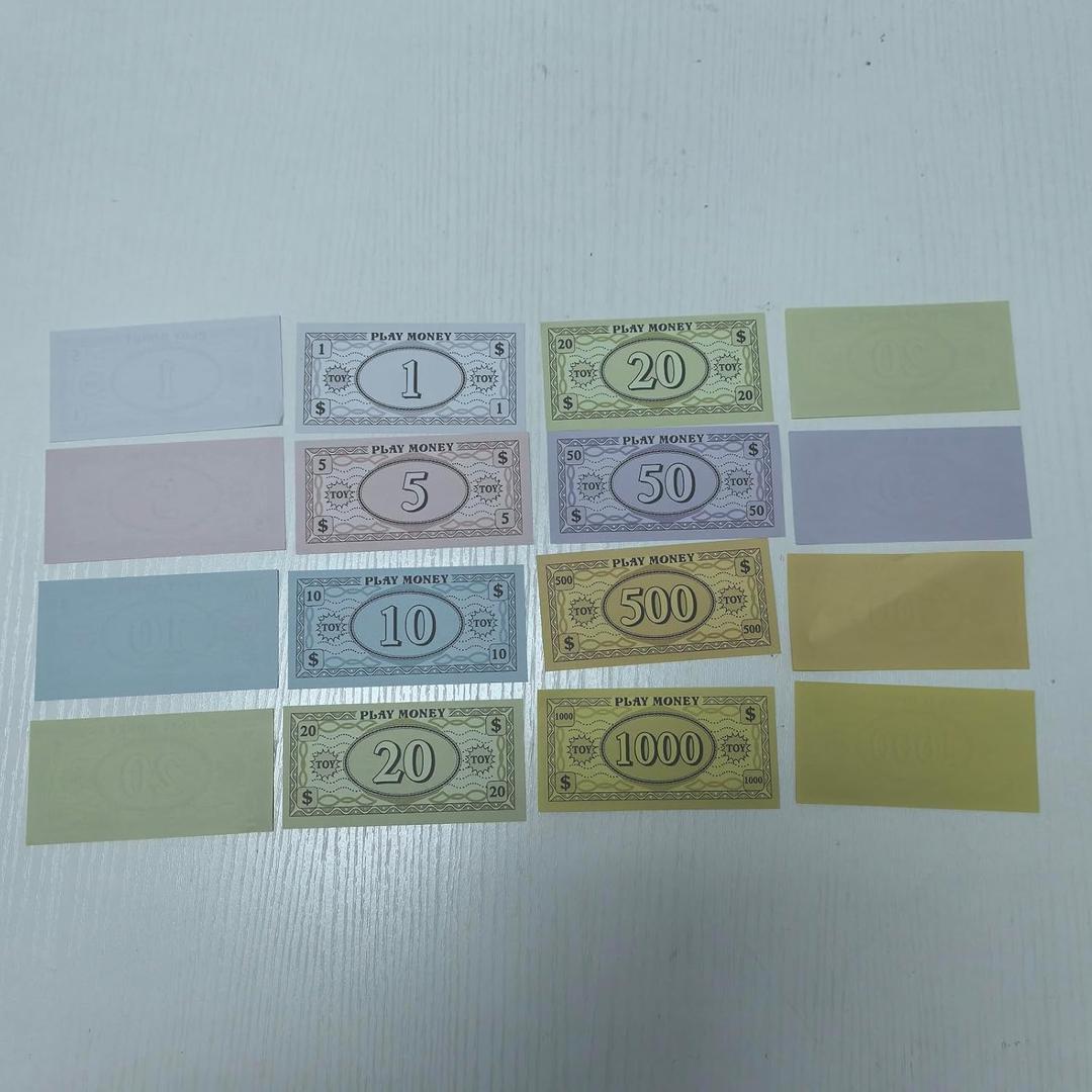 350Pcs Prop Money Movie Play Money, Number Education Learning Toy for Music Video, Develops Early Math Skills, Prop Toys for Board Game, Moive, Magic