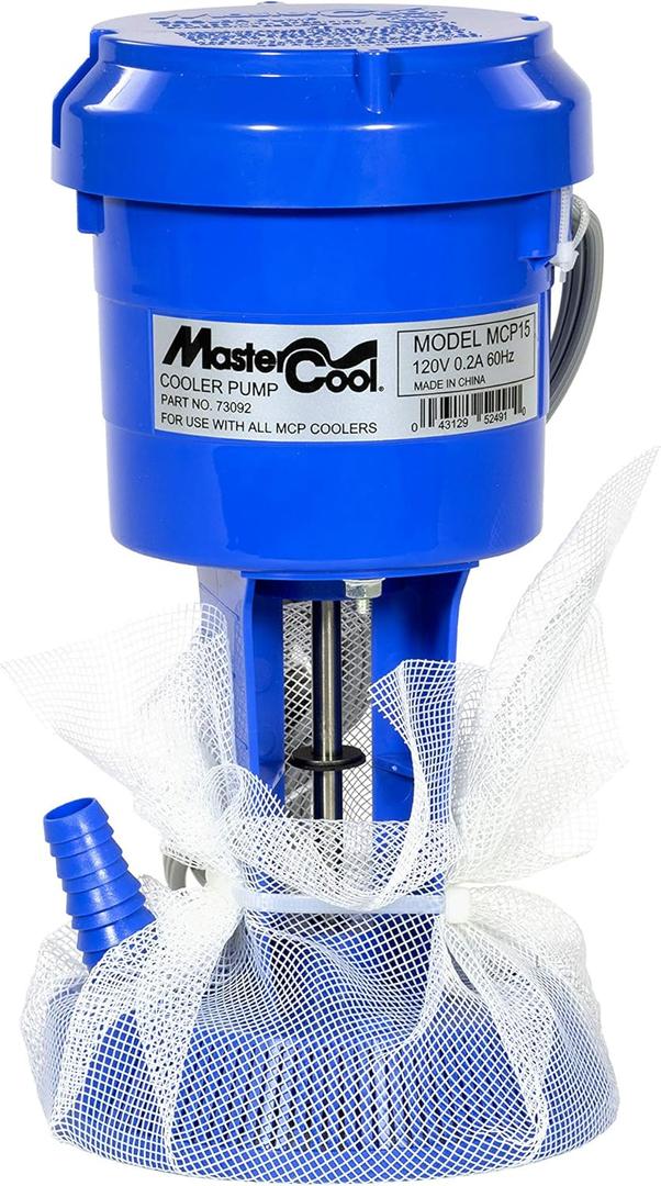 MasterCool 120V Evaporative Cooler Pump for MCP44 and MCP59 Pump with Mesh Screen