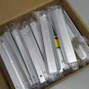 Ravinte 40 Pack Finger Pulls for Cabinets 160mm/6.25in Hole Center Tab Cabinet Handle Silver Finger Edge Pulls Concealed Handles for Kitchen Drawer Finger 200mm/7.87in Length