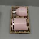 Soft Serve Ice Cream Maker Machine Rechargeable Compact for Homemade Gelato, Sorbet & Frozen Yogurt, Stylish Pink Design, Perfect for 1-2 Servings, Best Gift for Couples & Families