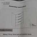 GarveeHome 4 Drawer Dresser for Bedroom, Natural Chest of Drawers with Embedded Handles Design, Wooden Dresser Organizer for Living Room, Nursery, Hallway and Entryway