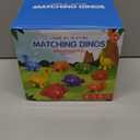 26PCS Dinosaur Alphabet Learning Toys for Toddlers Kids 3-5, Montessori Educational Toys Gifts for 3 4 5 Year Old Boy Girl, Preschool Learning Activities, Double Sided ABC Matching Game