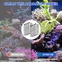 8 Pcs RF-L Fish Tank Filter Cartridges for Topfin L Retreat Filters,Aquarium Replacement Large Filter Cartridge with Carbon Compatible with Top Fin Desktop Aquariums with Large Retreat Filter