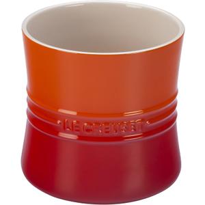 Le Creuset Stoneware Utensil Crock, 2.75 qt., Flame