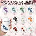 Sieral 20 Pcs You are Theme Inspirational Gifts for Women 10 Canvas Makeup Bags 10 Compact Mirrors Bulk Thank You Team Cosmetic Bags Portable Mirror Small Bulk Gifts for Women Employee Staff