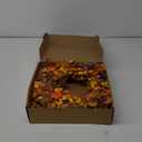 VioletEverGarden Fall Wreaths for Front Door 22 Inch Artificial Fall Wreath Orange Autumn Wreath with Berries and Eucalyptus Leaves for Indoor Outdoor Thanksgiving Harvest Holiday Decorations