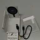 MOFT Phone Stand, Magnetic Phone Tripod Stand Stain-Resistant MOVAS Leather & Angle Adjustment & Strong Magnets Tripod for iPhone 17/16/15/14/13/12 (Included Metal Ring)-Misty Cove