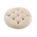 Meditation Floor Pillow, Round Floor Cushions for Adults, Button Tufted Seat Cushions for Yoga Tatami Living Room, 22 x 22 x 4 in (Set of 1)