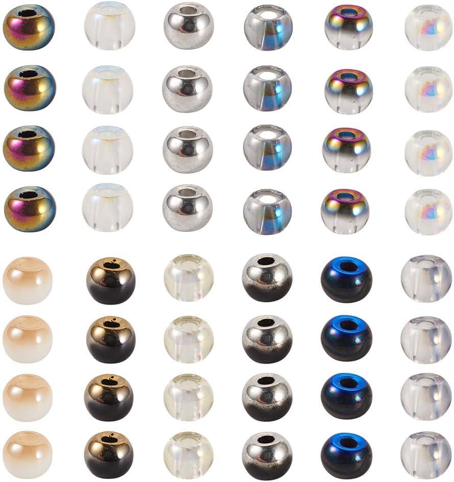 2 x KISSITTY 120 Grams 4mm Glass Seed Beads Crystal Round Colorful Small Spacer Beads for DIY Necklaces Bracelets Earrings Brooches Keychain Jewelry Making Crafting