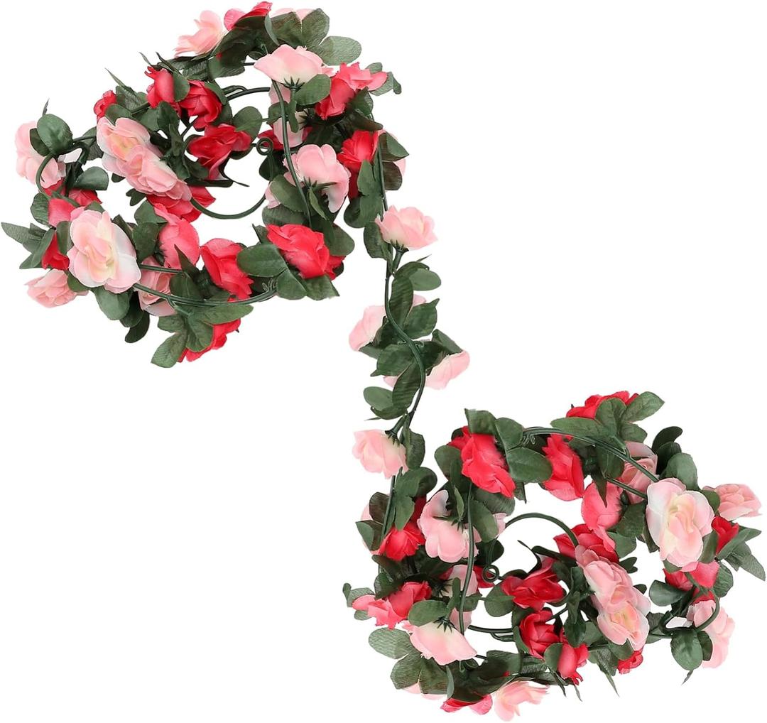 Zerodeko Artificial Peony Flower Vine Garland Faux Silk Flower for Wedding Decor Home Decor