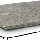Fossil Grey Marble cutting board Best cheese - Pastry board and dough rolling Tray for Kitchen & Housewarming Gifts with Handmade Edges & Non-Slip Scratch Proof Pad 12x16