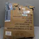 Rocking Chair Cushion Premium Tufted Pads Non Skid Slip Backed Crushed Velvet Cover Set of Upper and Lower with Ties, 21 in x 17 in | 17 in x 17 in, Velvet Gray