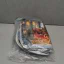 ArtSocket Christmas Bathroom Rugs and Mats Sets 3 Piece, Santa Claus Christmas Sleigh Bathroom Rugs Non Slip, Winter Absorbent Microfiber Memory Foam Bath Mat Machine Washable Floor Mats