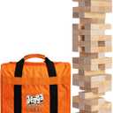 Jenga Giant - Hardwood Blocks - Stacks to Over 4 Feet - Officially Licensed - JS6