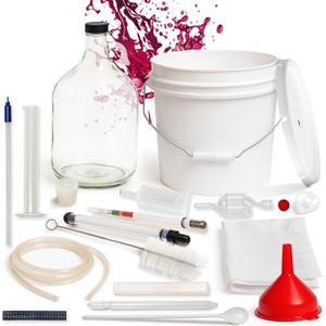 Making Kit & Mead Making Kit | Complete Home Brewing Kit for Beginners & Experts - Includes Glass Carboy, Fermenter, Hydrometer, Siphon, Airlock & More | DIY Brewing Equipment Making Kit & Mead Making Kit | Complete Home Brewing Kit for Beginners & Experts - Includes Glass Carboy, Fermenter, Hydrometer, Siphon, Airlock & More | DIY Brewing Equipment