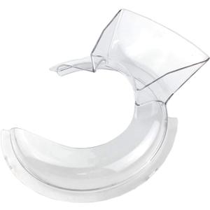 Pouring Shield for KitchenAid Tilt Head 4.5-5QT (Only) Stainless Steel Bowl Insert, KN1PS Transparent Splash Guard, Safety Pouring Shield Fits Kitchen Aid Standing Mixer Attachments & Accessories