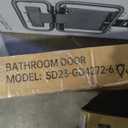 Findepot Frameless Pivot Glass Shower Door 42" W × 72" H, Pivot Swing Shower Door with 1/4" SGCC Tempered Glass, Brushed Gold