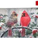 Christmas Mailbox Covers Magnetic Standard Size Spring Cardinal Bird Mailbox Cover Magnetic Winter Garden Yard Home Green Decor for Outdoor 25.5x21 in