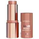 L'Oreal Paris Lumi Bronze Le Stick Soleil Bronzer Stick, Cream-To-Powder Bronzer For A Sunkissed Face Makeup Glow, 100 Sunkissed Ros