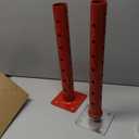 4 PCS Basement Floor Jack,House Jacks for Leveling,18.5-34.6" Adjustable Height Range,Load Capacity Up to 4400 lb(Each),Telescoping Jack for Temporary Support