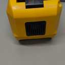 Azocek 220W Power Inverter Compatible with Dewalt 20V Battery(Battery not Included), DC 20V to AC 110V, 2 USB Ports & 1 Type-C Fast Charging, 400LM LED Work Light (Yellow)