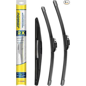 3 Pack Windshield Wiper Blades Compatible With 20162022 Honda Pilot and Rear Windshield Wiper Blade Set for My Car  26"/24"/14"