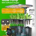 LetPot LPH-Max Hydroponics Growing System Kit, 21 Pods APP & WiFi Automatic Controlled Smart Indoor Garden with 36W LED Grow Light, Auto Drip Irrigation Kits, Self-Managed Nurturing & Watering