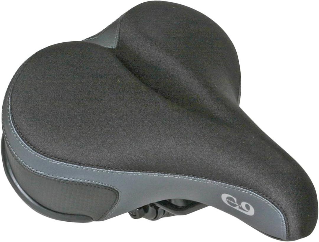 Cloud-9 Comfort Ladies' Saddle, 10" x 8" (Tri-Color Lycra)