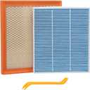 Engine Air Filter&Cabin Air Filter Combo Pack-Compatible with Toyota Camry 2018-2024,RAV4 2019-2025,Highlander 2020-2025/Lexus RX350 2023-2025-CF12157&CA12377