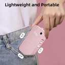 ORGSTA Label Maker, S001 Portable Bluetooth Label Maker Machine with Tape, Thermal Label Printer for Home, Office, School Organization, Wireless Mini Labeler Machine, Pink